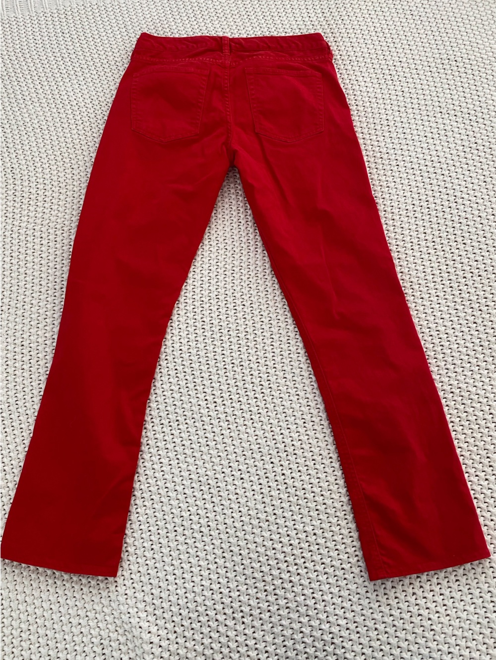 J.Crew Matchstick Red Slim Straight Pants Size 28 Regular - Picture 9 of 12